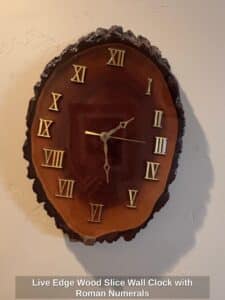 Live-Edge-Wood-Slice-Wall-Clock-with-Roman-Numerals