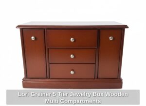 Lori-Greiner-Tier-Jewelry-Box-Wooden-Multi-Compartments