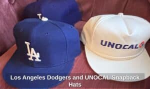Los-Angeles-Dodgers-and-UNOCAL-Snapback-Hats