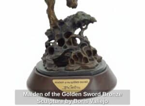 Maiden-of-the-Golden-Sword-Bronze-Sculpture-by-Boris-Vallejo-third-image