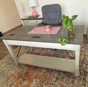 Martin-Furniture-Hartford-Antique-White-and-Gray-Double-Pedestal-Desk