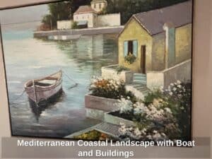 Mediterranean-Coastal-Landscape-with-Boat-and-Buildings-second-image