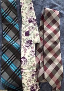 Mens-Neckties-Piece-Lot-Plaid-and-Floral-Patterns