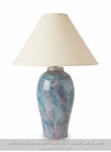 Mid-Century-Modern-Ceramic-Table-Lamp-with-Marbled-Glaze