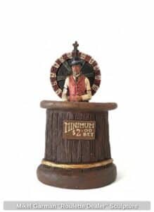 Mikel-Garman-Roulette-Dealer-Sculpture