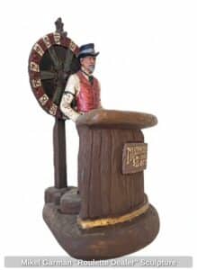Mikel-Garman-Roulette-Dealer-Sculpture-second-image