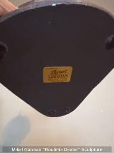 Mikel-Garman-Roulette-Dealer-Sculpture-third-image