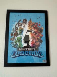 Minecraft-Legends-Key-Art-Framed-Poster