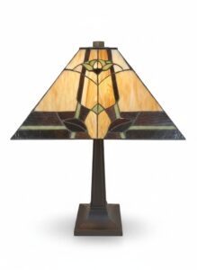 Mission-Style-Stained-Glass-Table-Lamp-with-Floral-Motifs