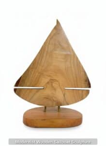Modernist-Wooden-Sailboat-Sculpture-second-image