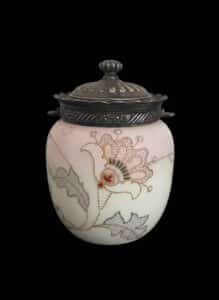 Mt.-Washington-Victorian-Art-Glass-Biscuit-Jar-with-Metal-Mounts