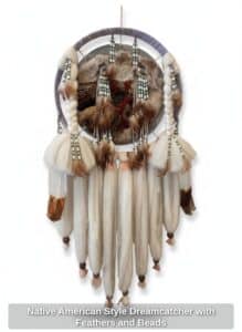 Native-American-Style-Dreamcatcher-with-Feathers-and-Beads