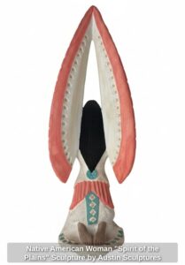 Native-American-Woman-Spirit-of-the-Plains-Sculpture-by-Austin-Sculptures-Acoma-Series-second-image