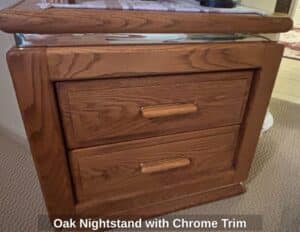 Oak-Nightstand-with-Chrome-Trim