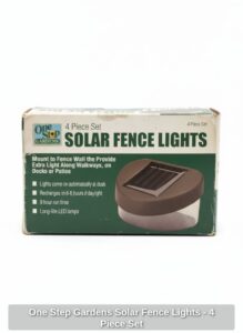 One-Step-Gardens-Solar-Fence-Lights-Piece-Set