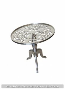 Ornate-Cast-Aluminum-Pedestal-Side-Table
