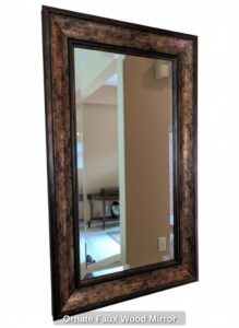 Ornate-Faux-Wood-Mirror