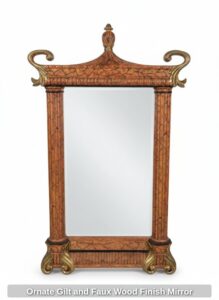 Ornate-Gilt-and-Faux-Wood-Finish-Mirror