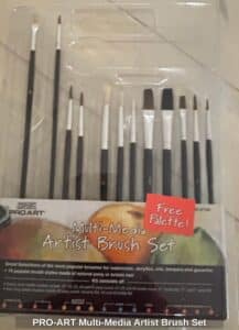 PRO-ART-Multi-Media-Artist-Brush-Set