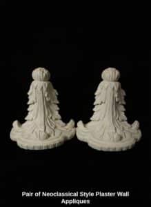 Pair-of-Neoclassical-Style-Plaster-Wall-Appliques