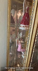 Pair-of-Vintage-Ornate-Gold-Gilt-Display-Cabinets-third-image