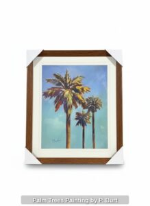Palm-Trees-Painting-by-P.-Burt