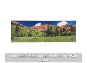 Panoramic-Maroon-Bells-Landscape-Wall-Mural