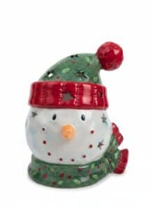 Pfaltzgraff-Winterberry-Snowman-Candle-Holder