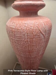 Pink-Terracotta-Style-Floor-Lamp-with-Pleated-Shade-second-image