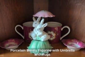 Porcelain-Bunny-Figurine-with-Umbrella-and-Mugs