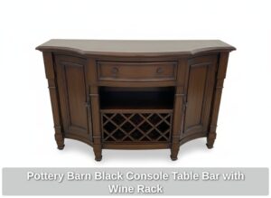 Pottery-Barn-Black-Console-Table-Bar-with-Wine-Rack