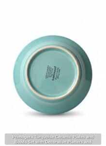 Primogera-Turquoise-Ceramic-Plates-and-Bowls-Set-with-Decorative-Platters-and-Glassware-fifth-image