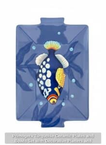 Primogera-Turquoise-Ceramic-Plates-and-Bowls-Set-with-Decorative-Platters-and-Glassware-third-image