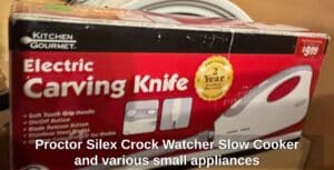 Proctor-Silex-Crock-Watcher-Slow-Cooker-and-various-small-appliances-fifth-image