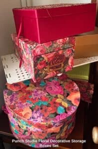 Punch-Studio-Floral-Decorative-Storage-Boxes-Set