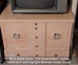 RCA-Solid-State-The-Entertainer-Color-Television-and-Upright-Blonde-Cedar-Chest-second-image
