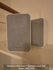 Realistic-Minimus-Speakers-and-JVC-Super-VHS-VCR-second-image