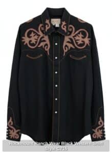 Rockmount-Ranch-Wear-Black-Western-Shirt-Style-C