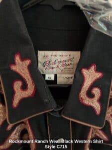 Rockmount-Ranch-Wear-Black-Western-Shirt-Style-C-second-image