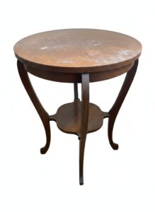Round-Oak-Side-Table
