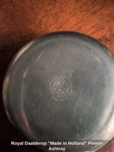 Royal-Daalderop-Made-in-Holland-Pewter-Ashtray-second-image