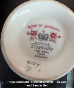 Royal-Standard-Rose-of-Sharon-Tea-Cup-and-Saucer-Set-second-image