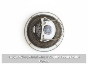 Royal-Wing-Metal-Mesh-Single-Feeder-with-Perch