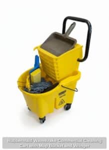 Rubbermaid-WaveBrake-Commercial-Cleaning-Cart-with-Mop-Bucket-and-Wringer