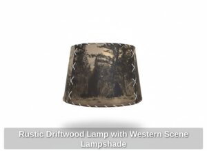 Rustic-Driftwood-Lamp-with-Western-Scene-Lampshade-fifth-image
