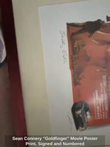 Sean-Connery-Goldfinger-Movie-Poster-Print-Signed-and-Numbered-second-image