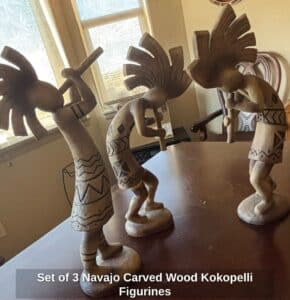 Set-of-Navajo-Carved-Wood-Kokopelli-Figurines
