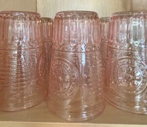 Set-of-Vintage-Pressed-Glass-Tumblers-Wexford-Pattern-second-image
