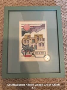 Southwestern-Adobe-Village-Cross-Stitch-Art