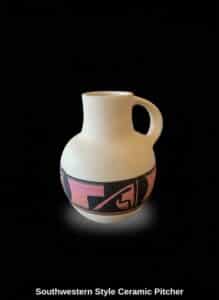Southwestern-Style-Ceramic-Pitcher